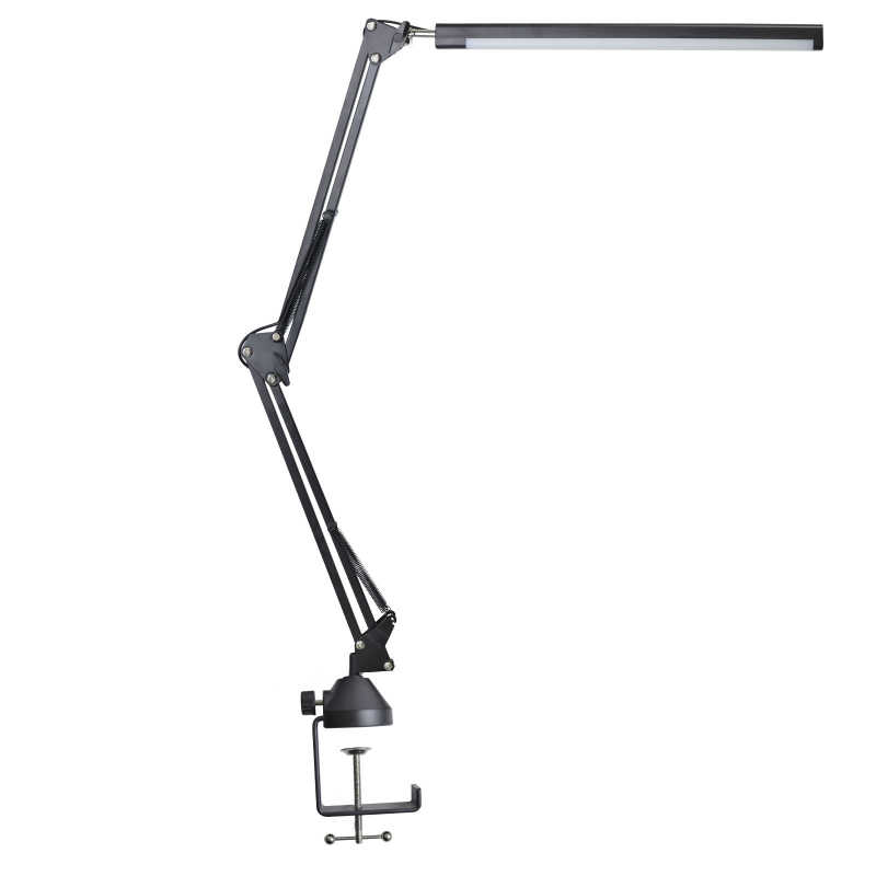 Λάμπα γραφείου με ρυθμιζόμενο μακρύ βραχίονα, προστασία ματιών, USB θύρα, 5V, μοντέλο βάσης δίσκου I5