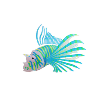 Σιλικονούχα διακοσμητικά ενυδρείου, φωτεινά στο σκοτάδι λιοντόψαρο, 120 τεμάχια ανά κουτί, μάρκα Strong Merchants