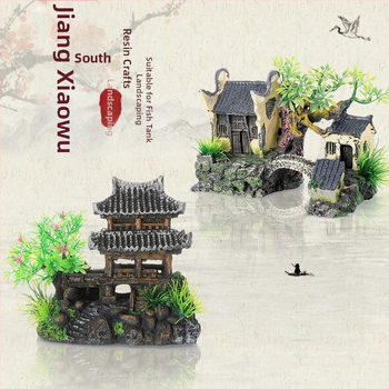 Κάστρο από ρητίνη για διακόσμηση ενυδρείου, μάρκα Yitong, 390 g