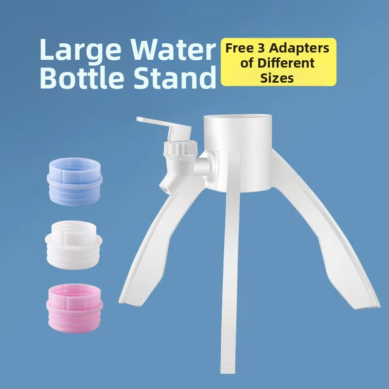 DIY műanyag akváriumi vízforgalmazó eszköz fordított háromlábú ásványvíz-palackkal