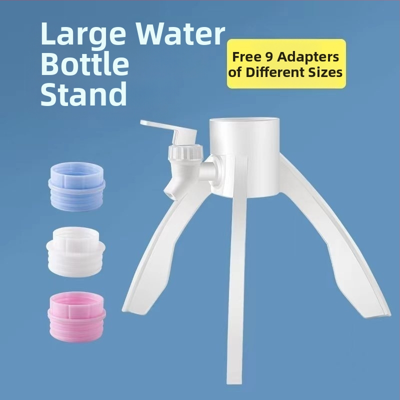 DIY műanyag akváriumi vízforgalmazó eszköz fordított háromlábú ásványvíz-palackkal