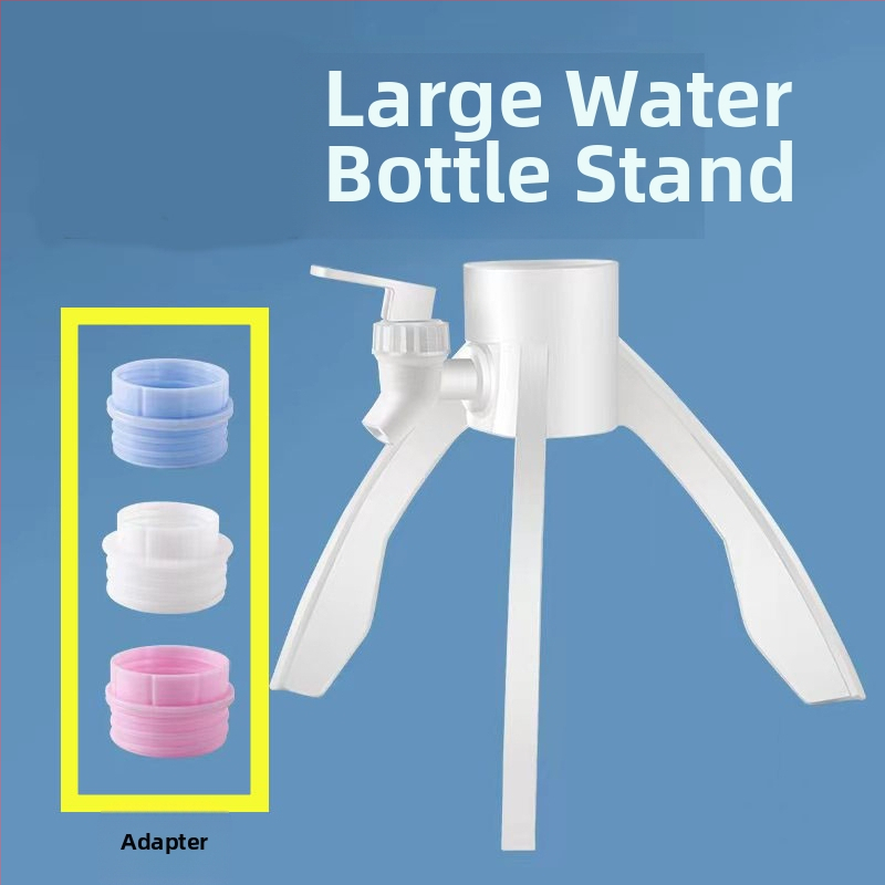 DIY műanyag akváriumi vízforgalmazó eszköz fordított háromlábú ásványvíz-palackkal