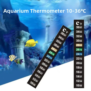Θερμόμετρο ενυδρείου με οθόνη LCD, ευαίσθητο στη θερμοκρασία με ένδειξη αλλαγής χρώματος, ψηφιακό θερμόμετρο νερού