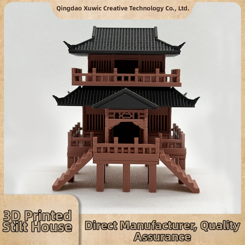 3D εκτυπωμένο διακοσμητικό αρχαίων κτιρίων για ενυδρείο, μικρο-τοπίο, πλαστικό