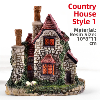 Μικροτοπία από ρητίνη με παχύφυτα, διακοσμητική φιγούρα μπονσάι και μοντέλο προσομοίωσης