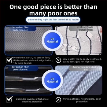 Метална мрежа за радиатора на автомобила — защита от насекоми, предна решетка, OEM