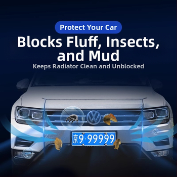 Метална мрежа за радиатора на автомобила — защита от насекоми, предна решетка, OEM