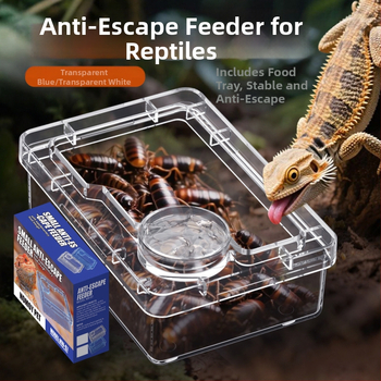 NOMOY PET Хранителна купа за рептили — не е внесена, подходяща за рептили и птици.