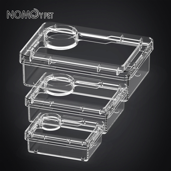 NOMOY PET Хранителна купа за рептили — не е внесена, подходяща за рептили и птици.