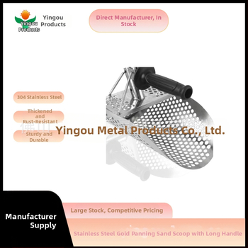 Nerūdijančio plieno paplūdimių kastuvas aukso paieškoms ir lobyno medžioklei su išplėtimo kotu, modelis 95