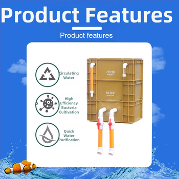 Аквариумен филтър капков модул за вода — пластмасов корпус, филтърна вата, марка Yimiduo, тегло 0.5 кг, лицензиран частен етикет: да