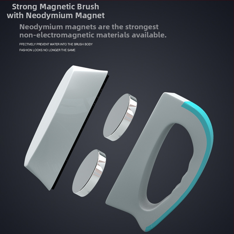 Magnētiskā plastmasas akvārija birste, divpusēja stikla tīrīšana, svars 100–600 g