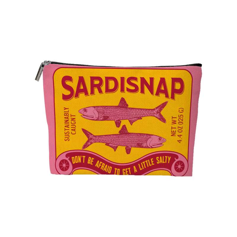 Sminktáska strandokra utazásokhoz, betűs mintával, poliészterből, bélés nélküli, tárolásra alkalmas, uniszex