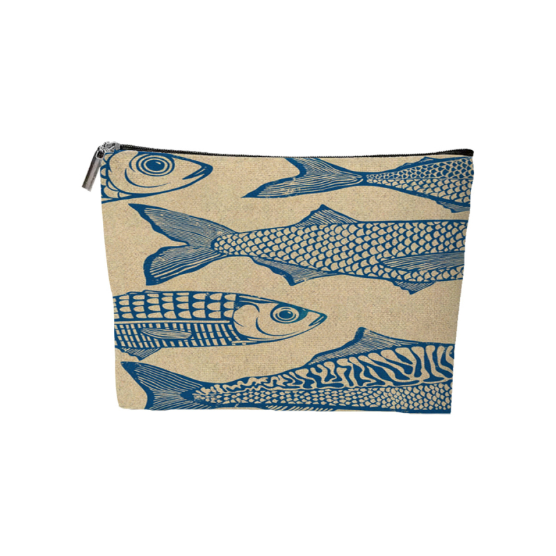 Sminktáska strandokra utazásokhoz, betűs mintával, poliészterből, bélés nélküli, tárolásra alkalmas, uniszex