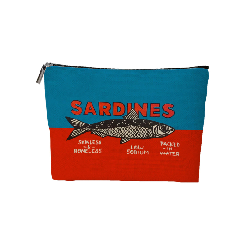 Sminktáska strandokra utazásokhoz, betűs mintával, poliészterből, bélés nélküli, tárolásra alkalmas, uniszex