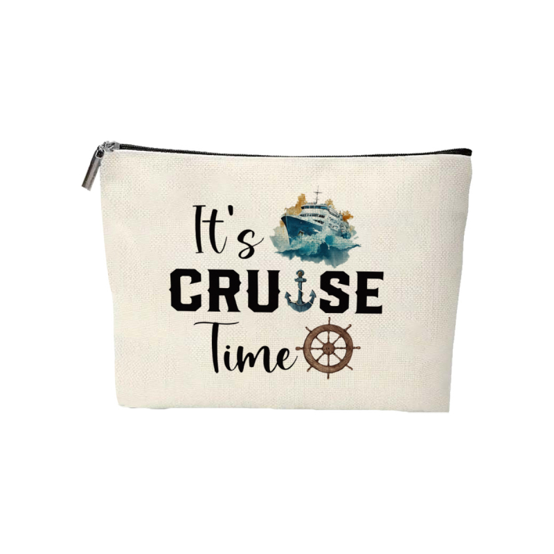 Sminktáska strandokra utazásokhoz, betűs mintával, poliészterből, bélés nélküli, tárolásra alkalmas, uniszex