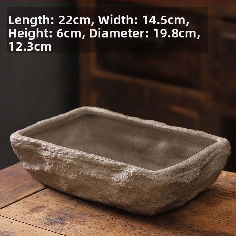 Keraminė gėlių vaza ant grindų – paprastas stilius, namų sodo naudojimui