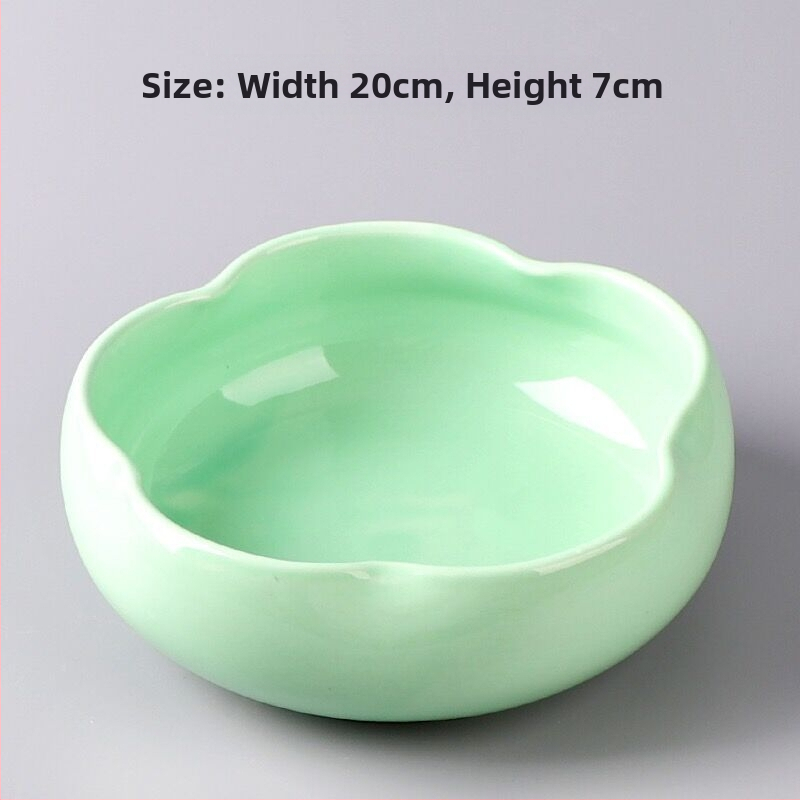 Keraminė gėlių vaza ant grindų – paprastas stilius, namų sodo naudojimui