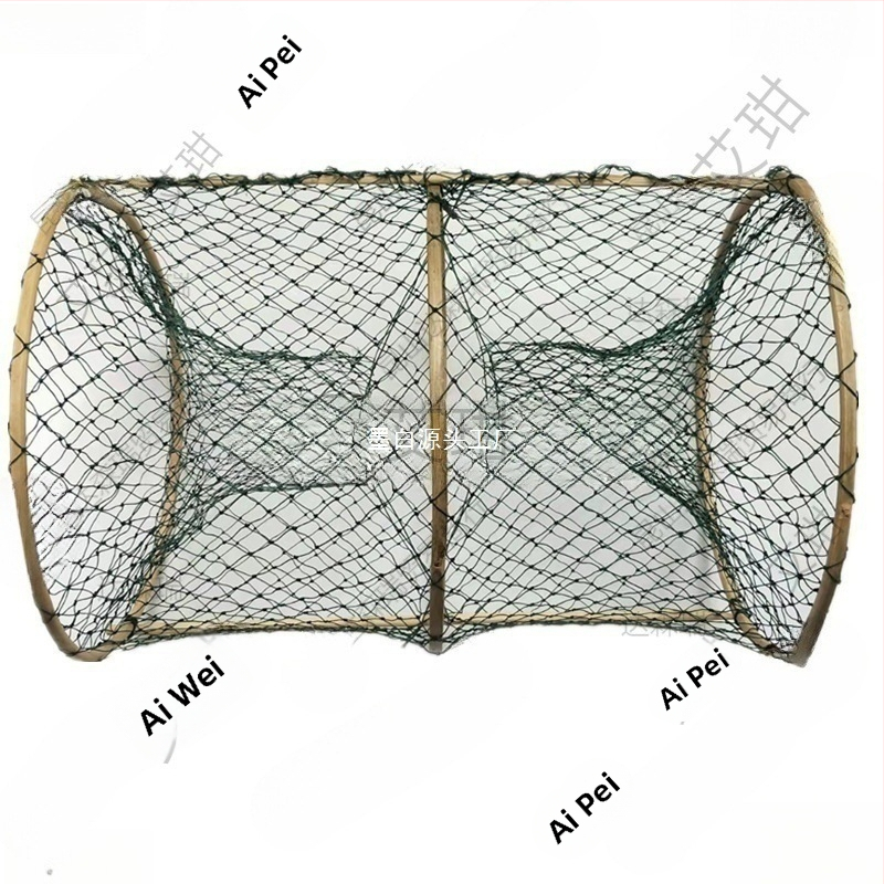 MOBAI Нейлонова сгъваема риболовна клетка — автоматично сгъваща се мрежеста клетка