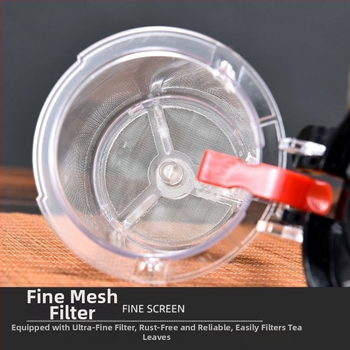 Εσωτερικό δοχείο τσαγιέρας με φίλτρο, πλαστικό, χωρητικότητα έως 500 ml, χειροποίητο, στυλ ελαφριάς πολυτέλειας