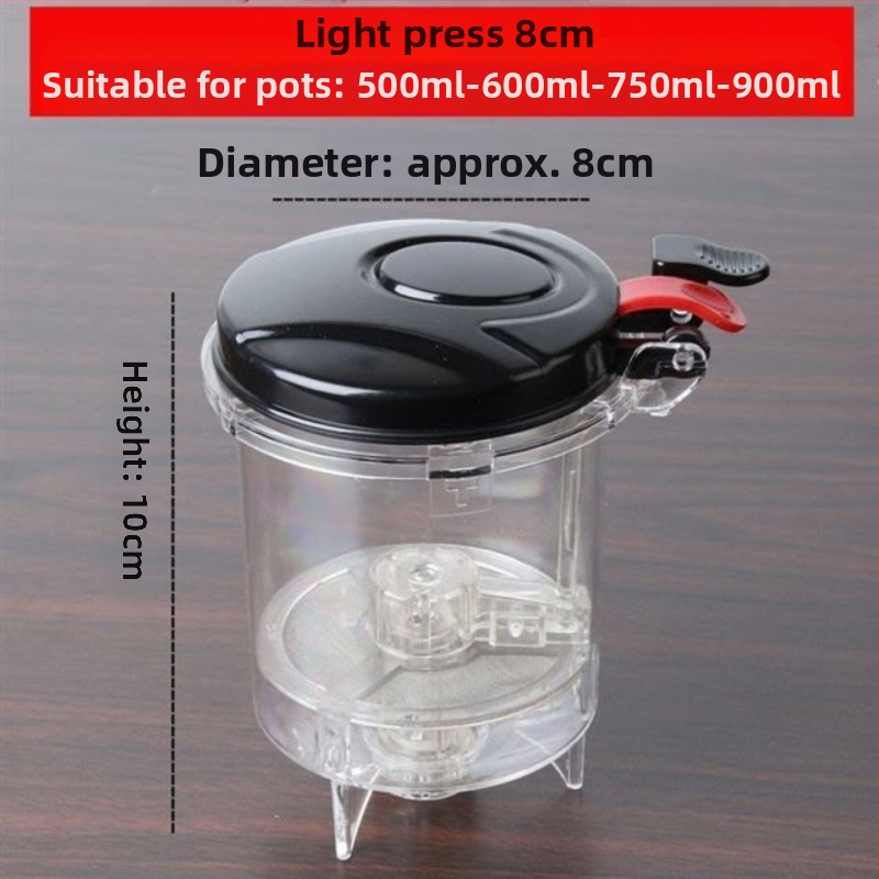 Εσωτερικό δοχείο τσαγιέρας με φίλτρο, πλαστικό, χωρητικότητα έως 500 ml, χειροποίητο, στυλ ελαφριάς πολυτέλειας