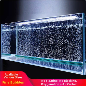 XMZZ506 Akvārija skābekļa burbuļu josla ar gaisa sūcēju, burbuļu akmeni un nano gāzes plāksni