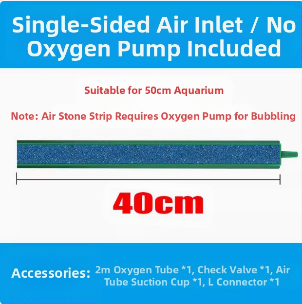 XMZZ506 Akvārija skābekļa burbuļu josla ar gaisa sūcēju, burbuļu akmeni un nano gāzes plāksni