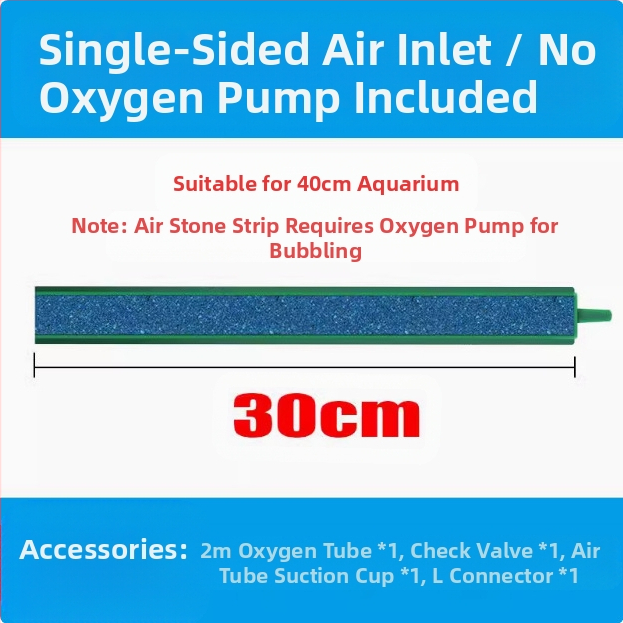 XMZZ506 Akvārija skābekļa burbuļu josla ar gaisa sūcēju, burbuļu akmeni un nano gāzes plāksni