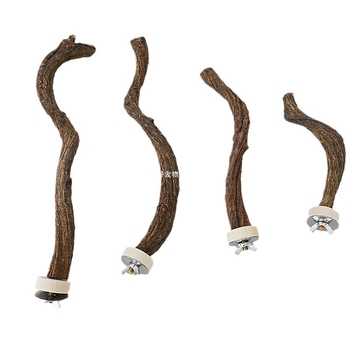 Morino Ξύλινος Παπαγάλος Perch – Αξεσουάρ Κλουβιού για Πτηνά, Ξύλινο Υλικό