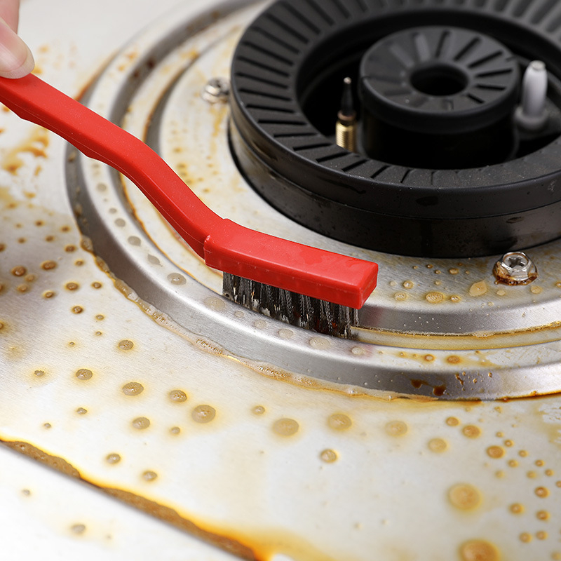 Комплект от 3 броя четки за почистване на газова печка, найлонови власинки, за почистване на кухненския аспиратор