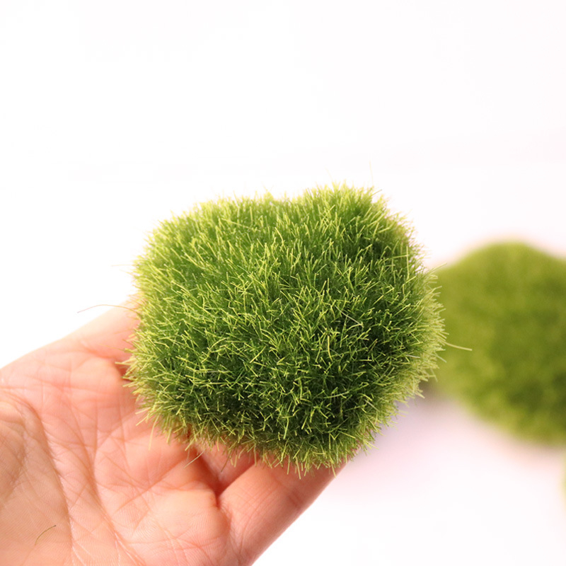 Faldekoráció mesterséges mohával és kővel – Bubble anyag, félig manuális/félig mechanikus feldolgozás, csomagolás OPP, Phenylo márka