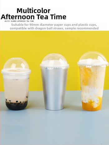 Пластмасов капак за млечен чай, полусферичен, инжекционно формован, удебелен, изпъкнал връх