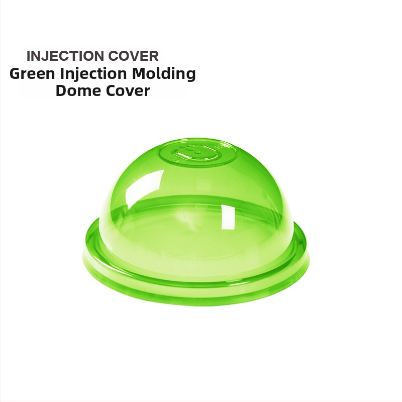 Пластмасов капак за млечен чай, полусферичен, инжекционно формован, удебелен, изпъкнал връх