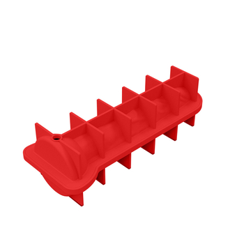Szilikon jégkészítő forma fedéllel, automata zárás, könnyű demoldás, nyomtatott logó, licencelhető magáncímke