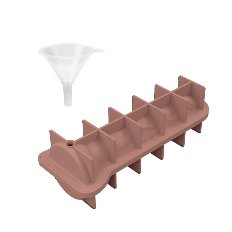 Szilikon jégkészítő forma fedéllel, automata zárás, könnyű demoldás, nyomtatott logó, licencelhető magáncímke