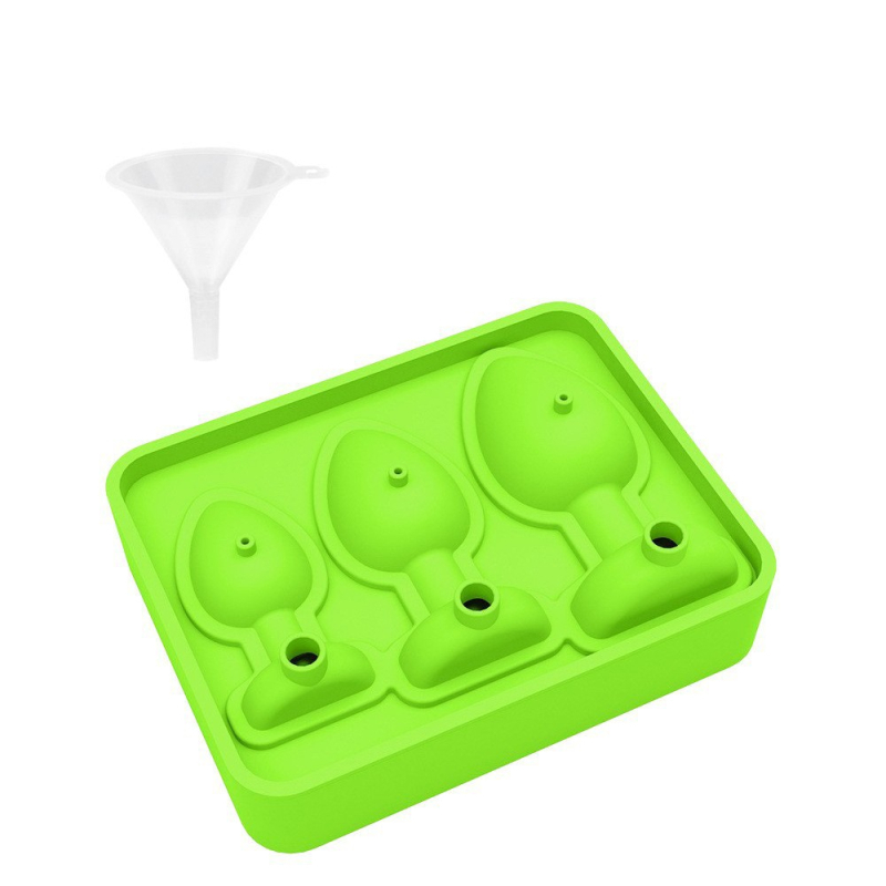 Szilikon jégkészítő forma fedéllel, automata zárás, könnyű demoldás, nyomtatott logó, licencelhető magáncímke