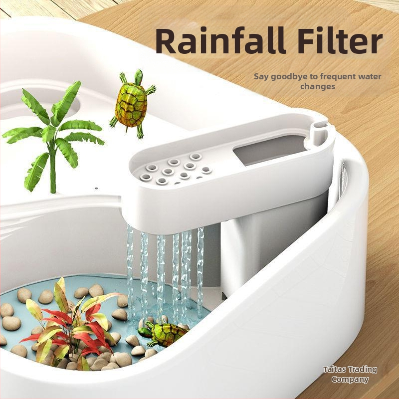 Galda bruņurupuču akvārijs — ekoloģisks akvārija aprīkojums, filtrs (Materiāls: cits; Izcelsme: cits; Importa: Nē; Produkta kategorija: filtrs; Kategorija: akvārija aprīkojums)