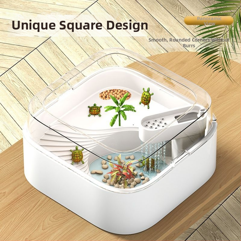 Galda bruņurupuču akvārijs — ekoloģisks akvārija aprīkojums, filtrs (Materiāls: cits; Izcelsme: cits; Importa: Nē; Produkta kategorija: filtrs; Kategorija: akvārija aprīkojums)