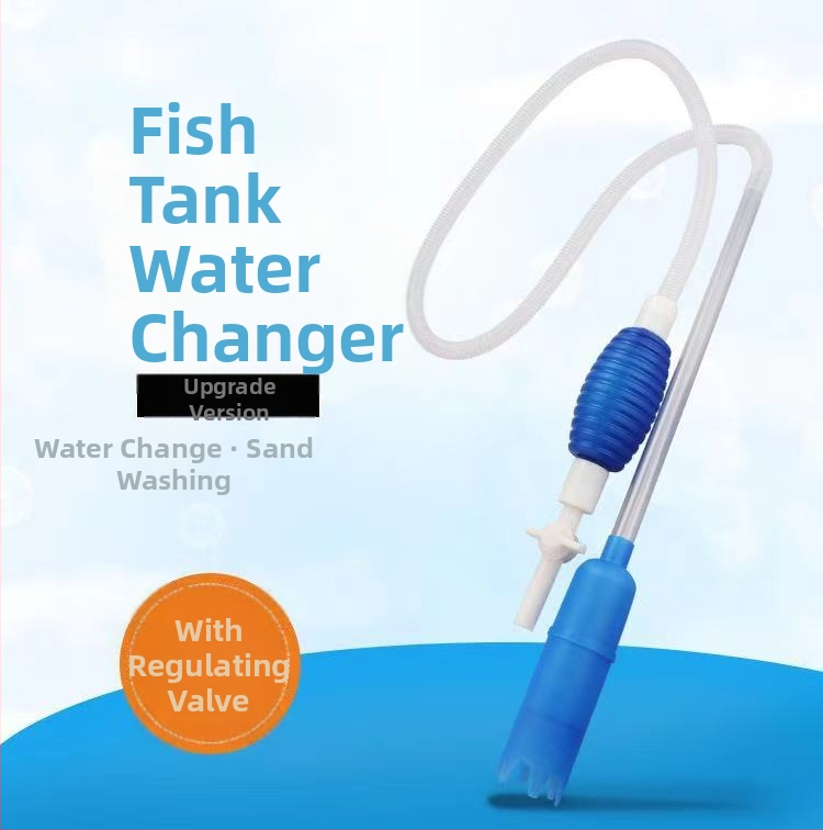 Automātiska akvārija ūdens maiņa no ABS plastmasas, drenāžas funkcija, manuāla ūdens sūknēšanas tīrīšana, ūdens maiņas šļauka, smilšu mazgāšana — Hong people