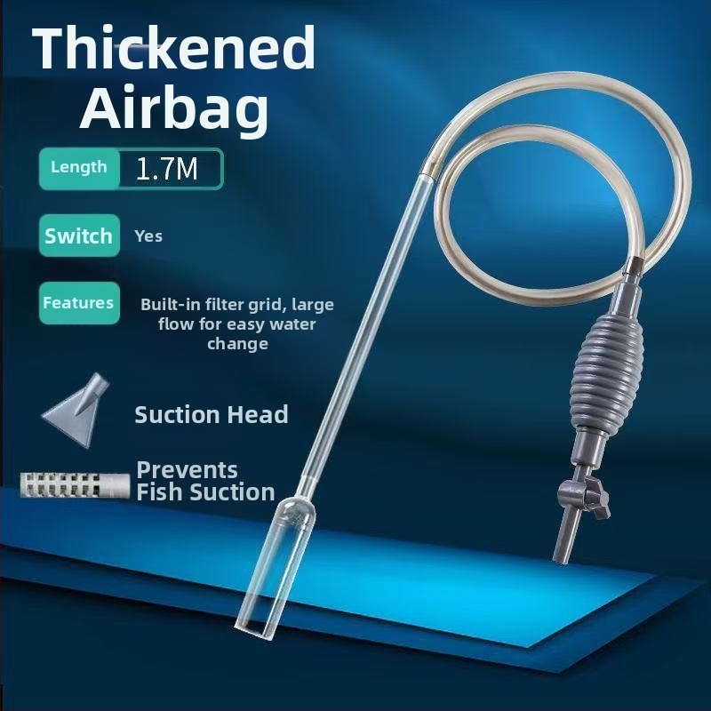 Automātiska akvārija ūdens maiņa no ABS plastmasas, drenāžas funkcija, manuāla ūdens sūknēšanas tīrīšana, ūdens maiņas šļauka, smilšu mazgāšana — Hong people