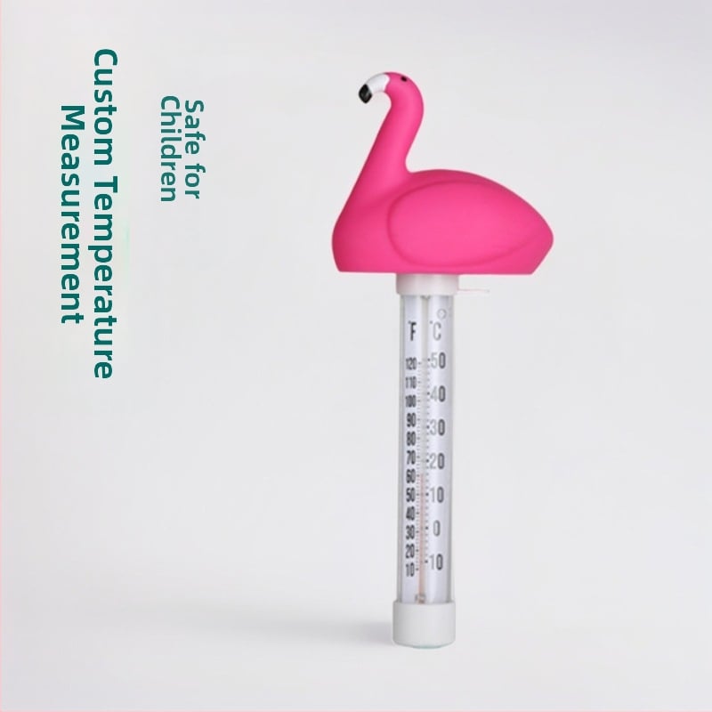 Jade vandens termometras akvariumui ir vaikų maudynėms, animacinis dizainas, pritaikymas galimas, temperatūros raiška pagal užklausą
