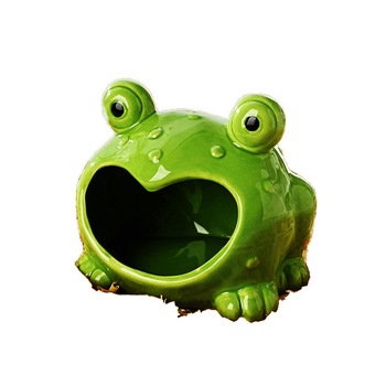 Cuib ceramic pentru hamster, adăpost iglu din ceramic pentru hamsteri pitici, decor interior