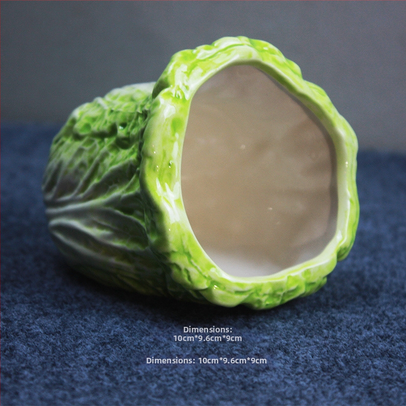 Cuib ceramic pentru hamster, adăpost iglu din ceramic pentru hamsteri pitici, decor interior