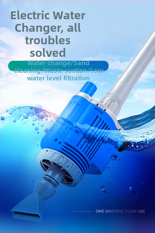 Yibang EB-029 Niskonaponski akvarijski uređaj za izmjenu vode s regulacijom frekvencije i funkcijom čišćenja pijeska, pakiranje 32 komada