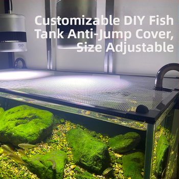 Antiizbēgšanas tīkla vāks akvārijiem un terārijiem | PVC tīkla vāciņš zivīm un bruņurupjiem (Materiāls: PVC; Lietošana: akvārijs/terārijs; Funkcija: pret izbēgšanu)