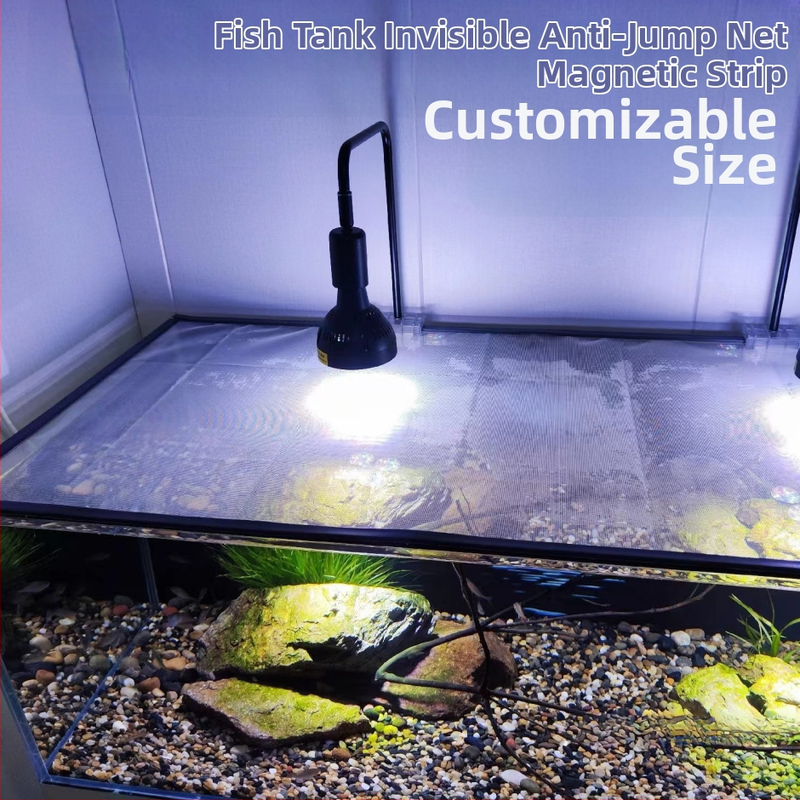 Antiizbēgšanas tīkla vāks akvārijiem un terārijiem | PVC tīkla vāciņš zivīm un bruņurupjiem (Materiāls: PVC; Lietošana: akvārijs/terārijs; Funkcija: pret izbēgšanu)