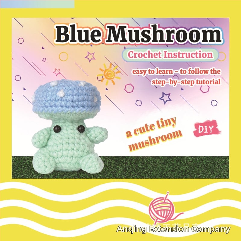 DIY komplektas mezgimui lėlėms – 50% vilna, 24s siūlai, 4 gijos, worsted