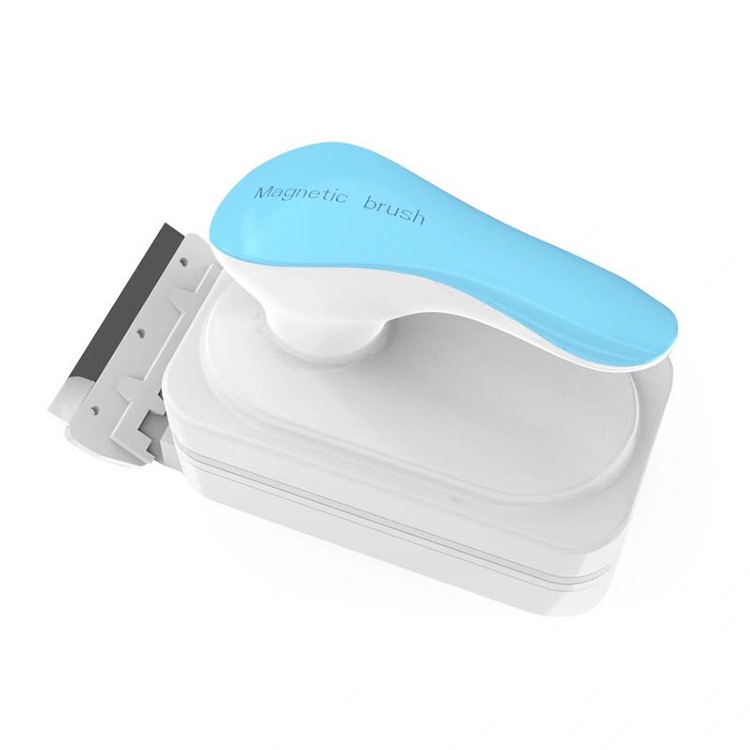 Jingye magnetska četka za čišćenje stakla u akvariju — snažno usisavanje, može se objesiti, plastično kućište, uklanjanje algi