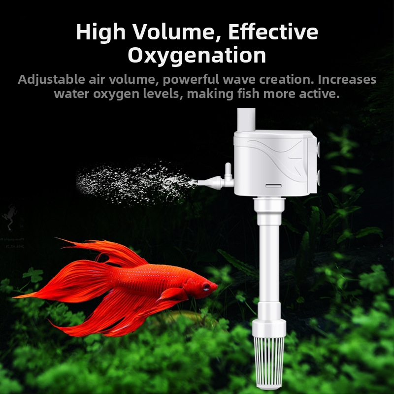 Аквариумна помпа 3-в-1 за филтрация и аериране — ABS материал, три в едно потопяемо устройство, марка Xuan Song