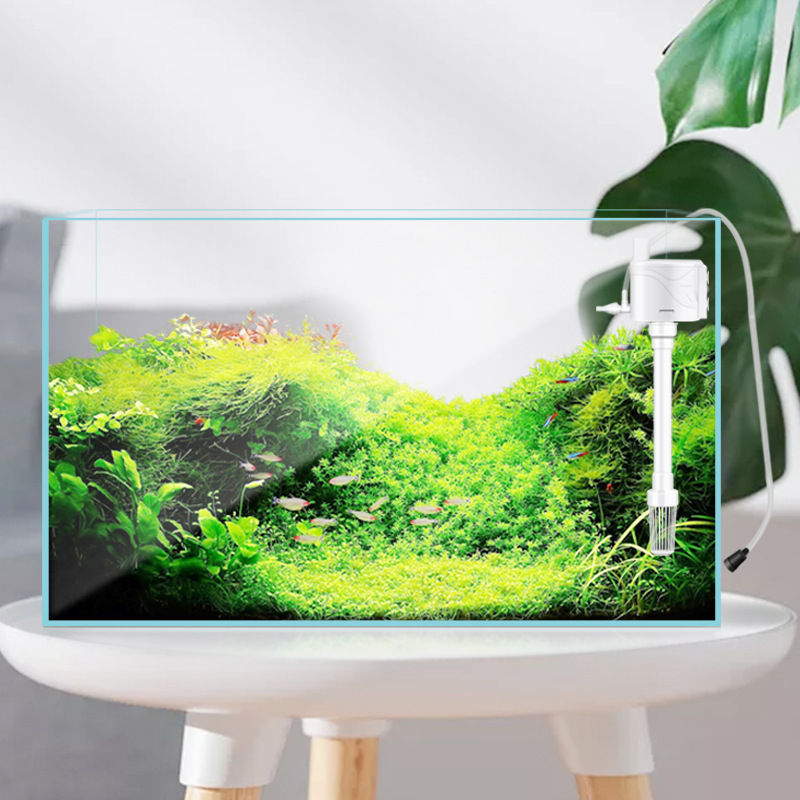 Akvarijska 3-u-1 potopna pumpa za filtraciju i oksigenaciju — ABS materijal, trostruki dizajn, broj Xuan Song (ABS; Funkcija: stvara valove i oksigenira; Glavna namjena: filtracija i oksigenacija; Stil: 3-u-1 potopna pumpa)